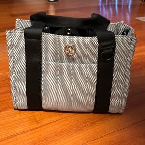 Lululemon black and gray bag medium size